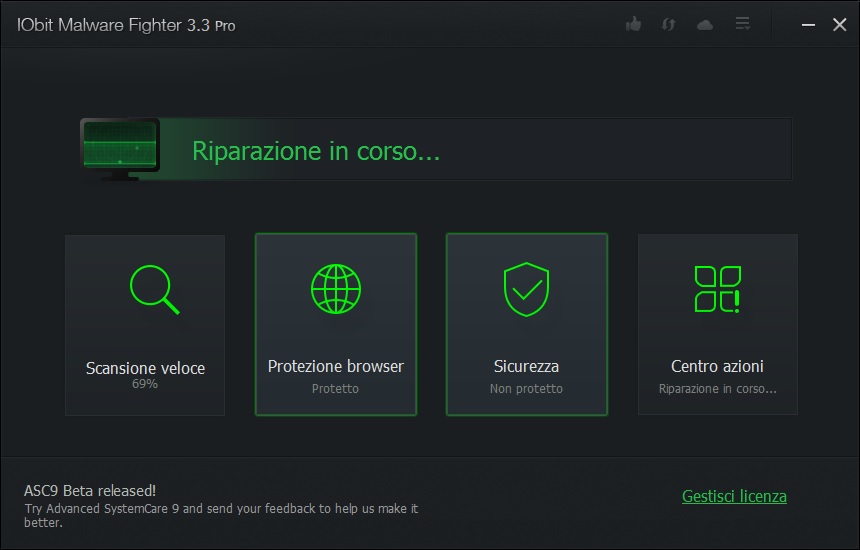 IObit Malware Fighter Pro v3.3.0.8 - Ita