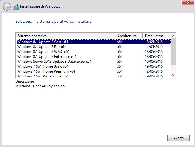 Microsoft Windows 7 & 8.1 & Server 2012 Super AIO 9 in 1 - Maggio 2015 - Ita