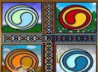 celtic knot of the four seasons painting
