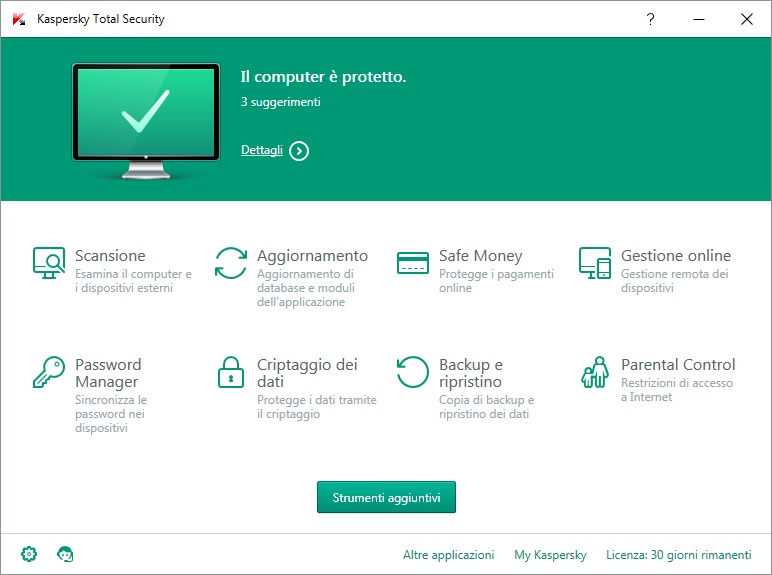 Kaspersky Total Security 2016 v16.0.0.614.0.169.0 - Ita