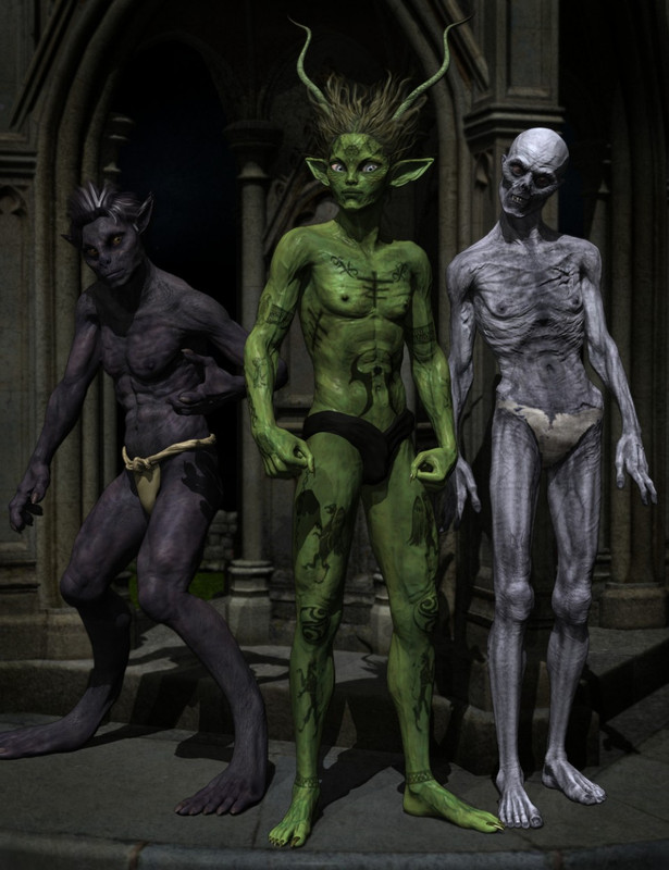 Awesome Creatures for Creature Creator for Genesis 2 Male(s) - (DIM)
