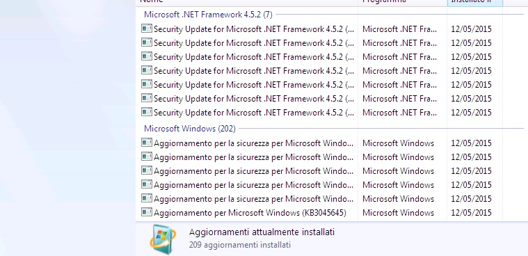 Microsoft Windows 7 Sp1 Ultimate - Maggio 2015 - Ita