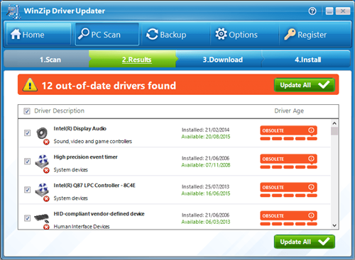WinZip Driver Updater 5.42.2.10 download the new