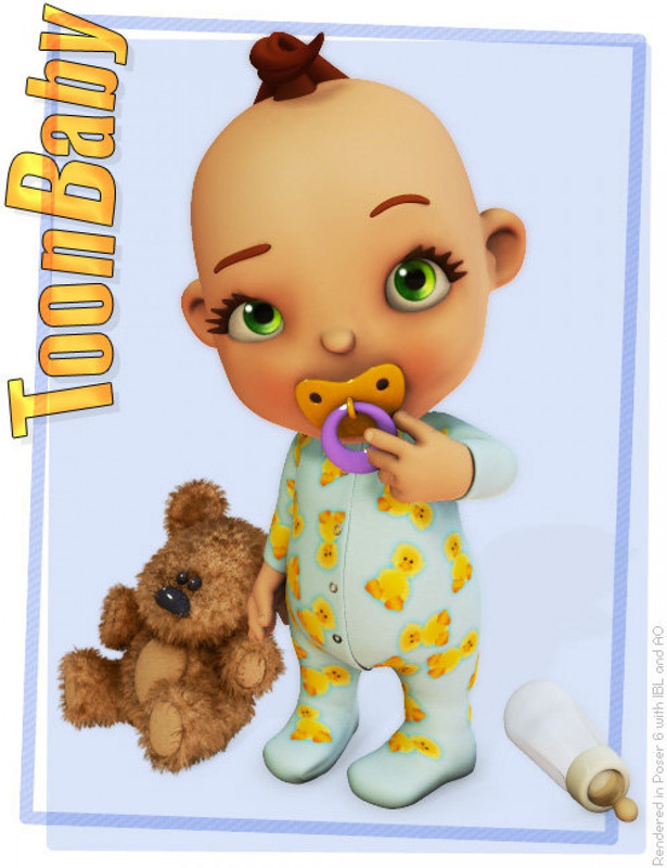 3d universe s toon baby large