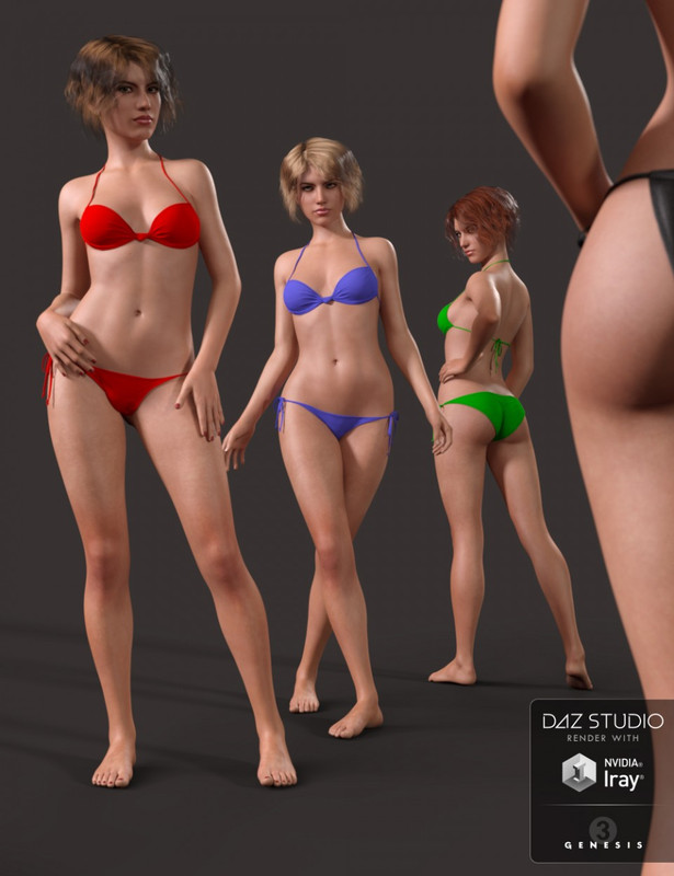 ‘Perfect 10’ Standing Poses for Genesis 3 Female(s)