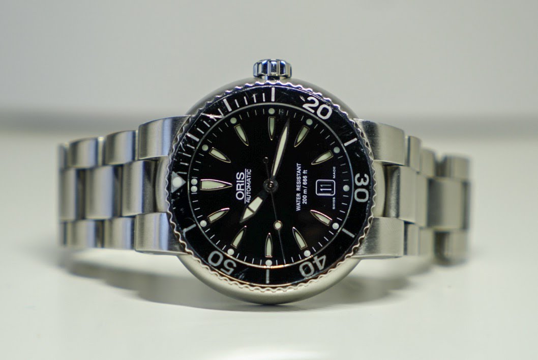 TimeZone Sales Corner FS Oris TT1 Diver 200m version in bracelet