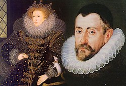 Sir Francis Walsingham en koningin Elizabeth I