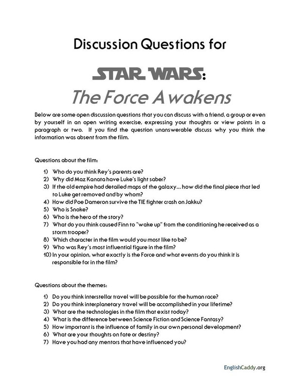 EnglishCaddy Sport Web page for Star Wars: The Strain Awakens photograph relating to Star Wars Trivia Questions and Answers Printable named EnglishCaddy Video game Webpage for Star Wars: The Strain Awakens