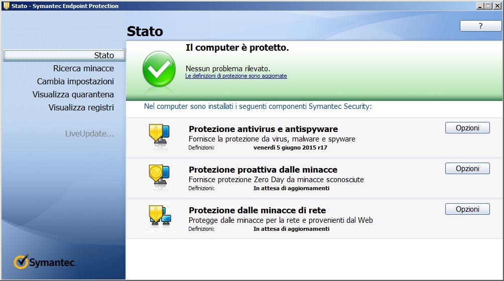 Symantec Endpoint Protection v12.1.6168.6000 - Ita