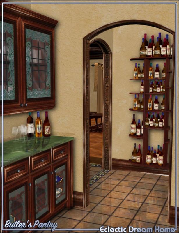 dream home pantry gallery wet bar eclectic large