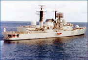 HMS Sheffield klik voor groter
