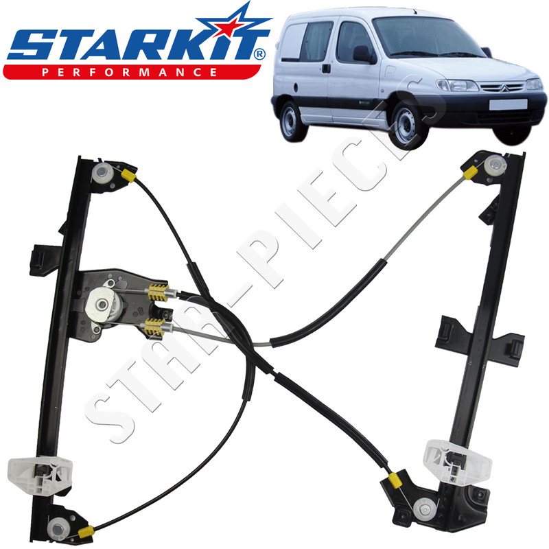 MONTE GLACE MANUEL LEVE VITRE GAUCHE CITROEN BERLINGO PEUGOT PARTNER 1996-2008