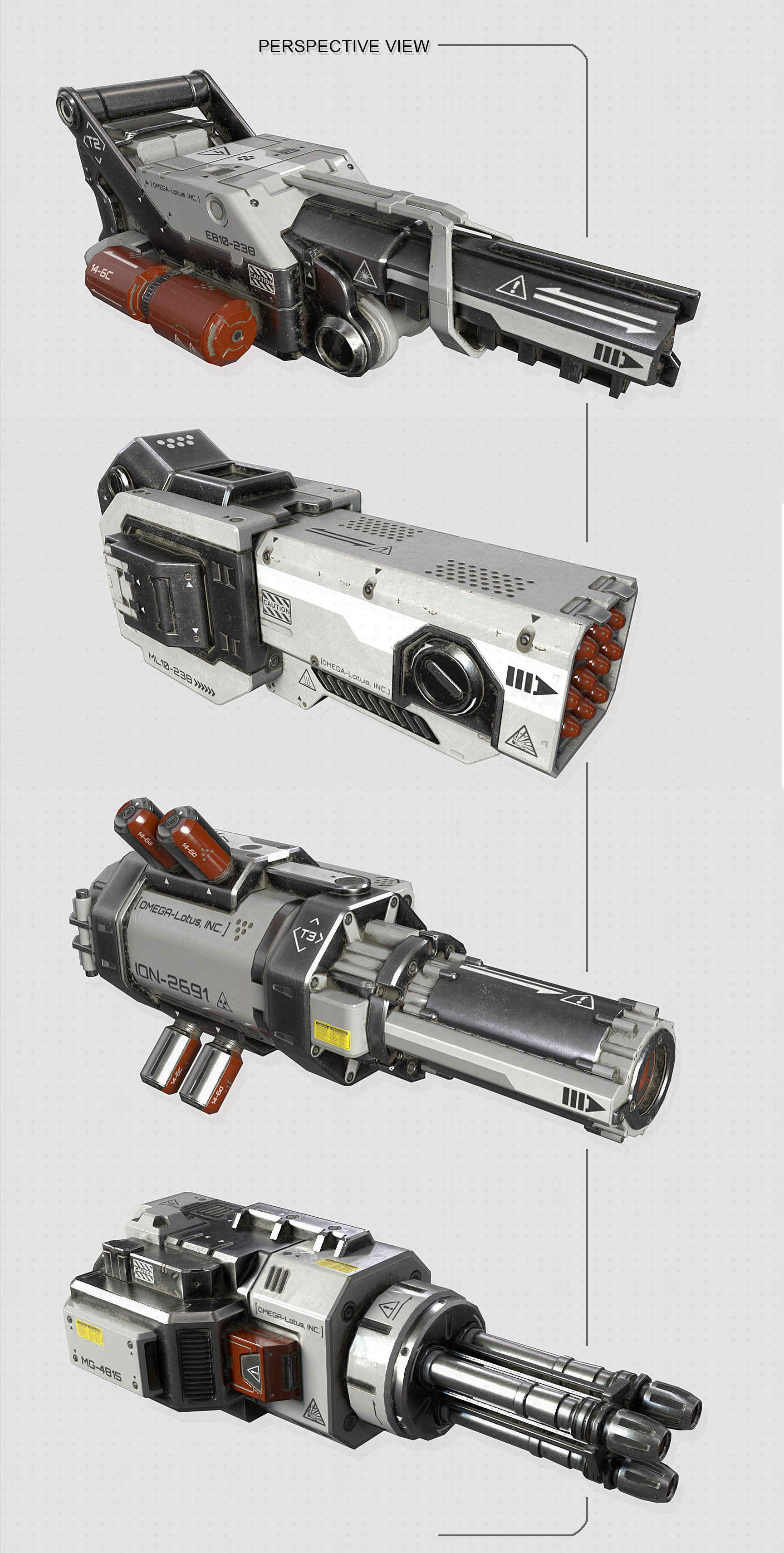 Sci Fi DPARC Weapon Systems