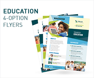 Education Flyers 11– 4 Options - 2