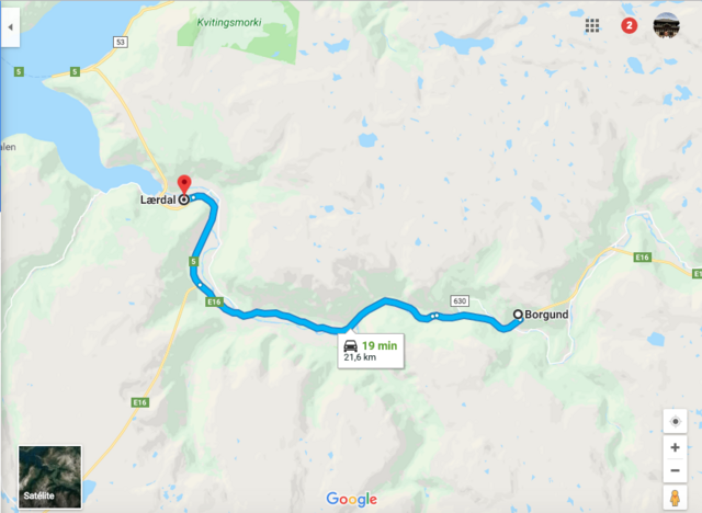 Fiordos Noruegos 2017 - Blogs de Noruega - Día 2. Tren de Flam, Undredal, Borgund, Laerdal, Fjærland y  Glaciar Bøyaøyra (9)