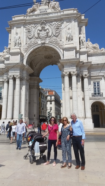 Lisboa y Sintra con mellizos. Semana Santa 2017. Señor dame paciencia! - Blogs de Portugal - Rua Augusta, Puente 25 Abril, Cristo Rey (2)