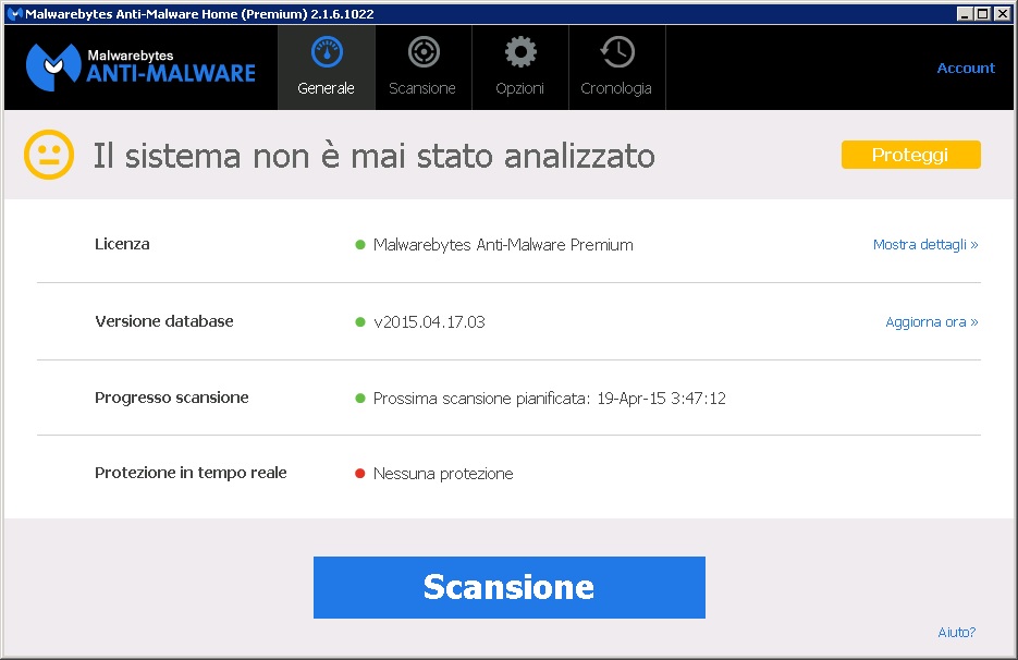 [PORTABLE] Malwarebytes Anti-Malware Premium v2.2.0.1024 - Ita