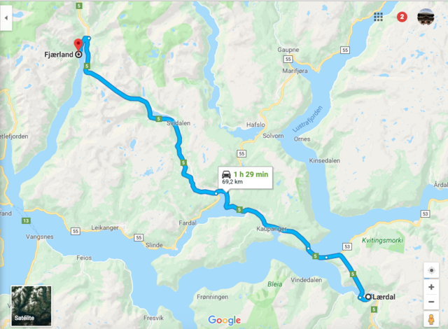 Fiordos Noruegos 2017 - Blogs de Noruega - Día 2. Tren de Flam, Undredal, Borgund, Laerdal, Fjærland y  Glaciar Bøyaøyra (11)
